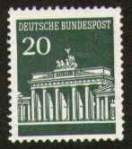 Brandenburger Tor, 20 Pf, gestempelt