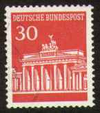 Brandenburger Tor, 30 Pf, gestempelt