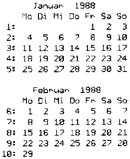 Immerwährender Kalender