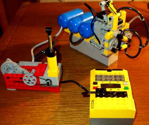 Vollautomatischer LEGO Kompressor