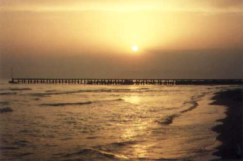 Sonnenuntergang in Forte dei Marmi (Toskana)