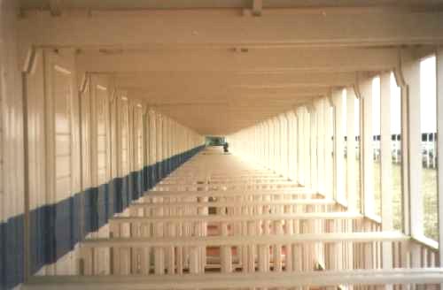 Umkleidekabinen am Strand von Forte dei Marmi