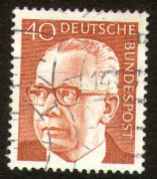 Heinemann, 40 Pf, gestempelt
