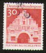 30 Pf, Nordertor, Flensburg, gestempelt