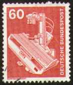 60 Pf, Röntgengerät, gestempelt