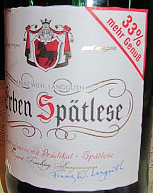 Erben Spätlese