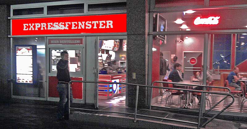 Burger King Expressfenster
