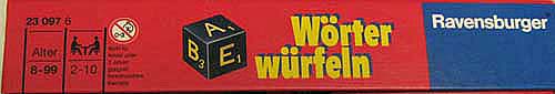 Spiel Wörter würfeln