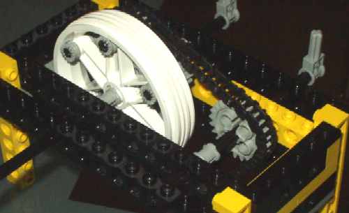 Planetengetriebe mit Kette statt Hohlrad