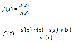 Quotientenregel