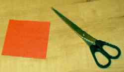 Papier und Schere