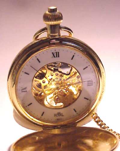 Skelett-Taschenuhr